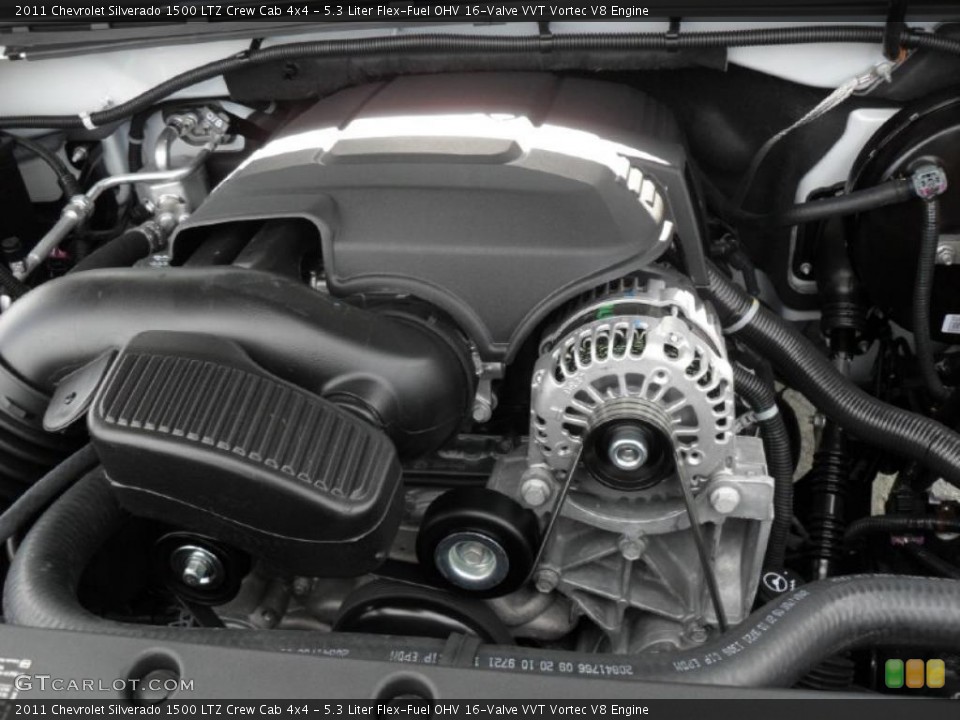 5.3 Liter Flex-Fuel OHV 16-Valve VVT Vortec V8 Engine for the 2011 Chevrolet Silverado 1500 #40892541