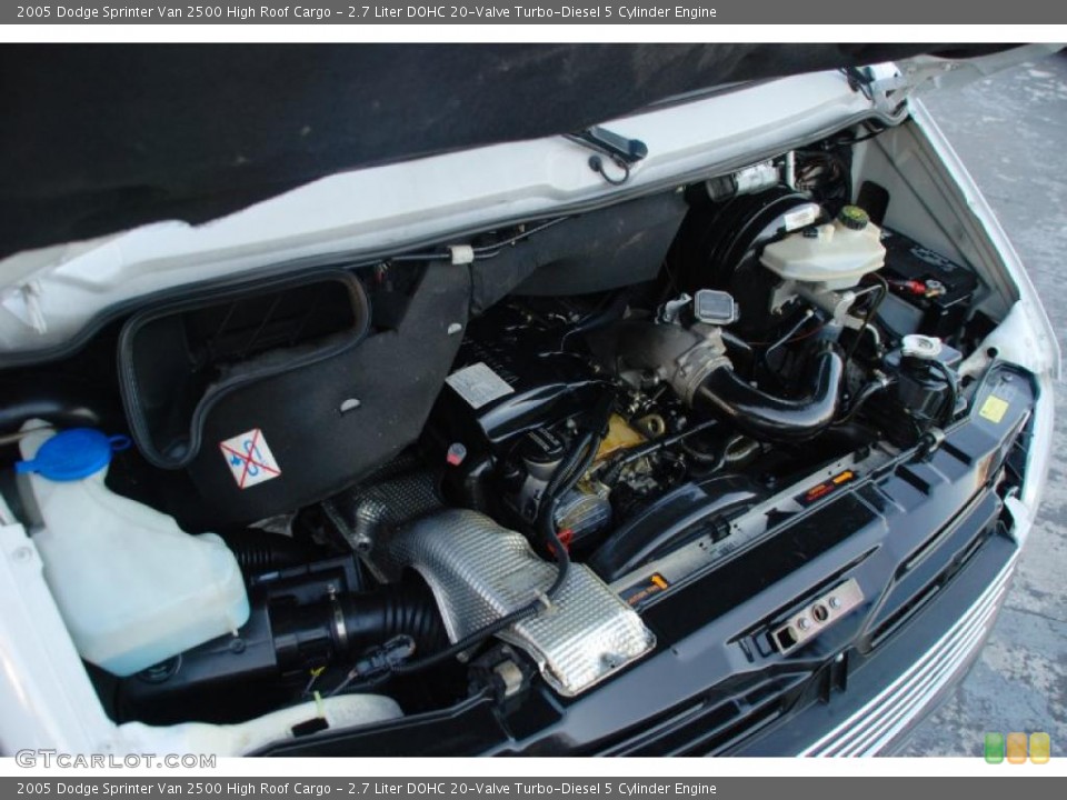 2.7 Liter DOHC 20-Valve Turbo-Diesel 5 Cylinder Engine for the 2005 Dodge Sprinter Van #40896521