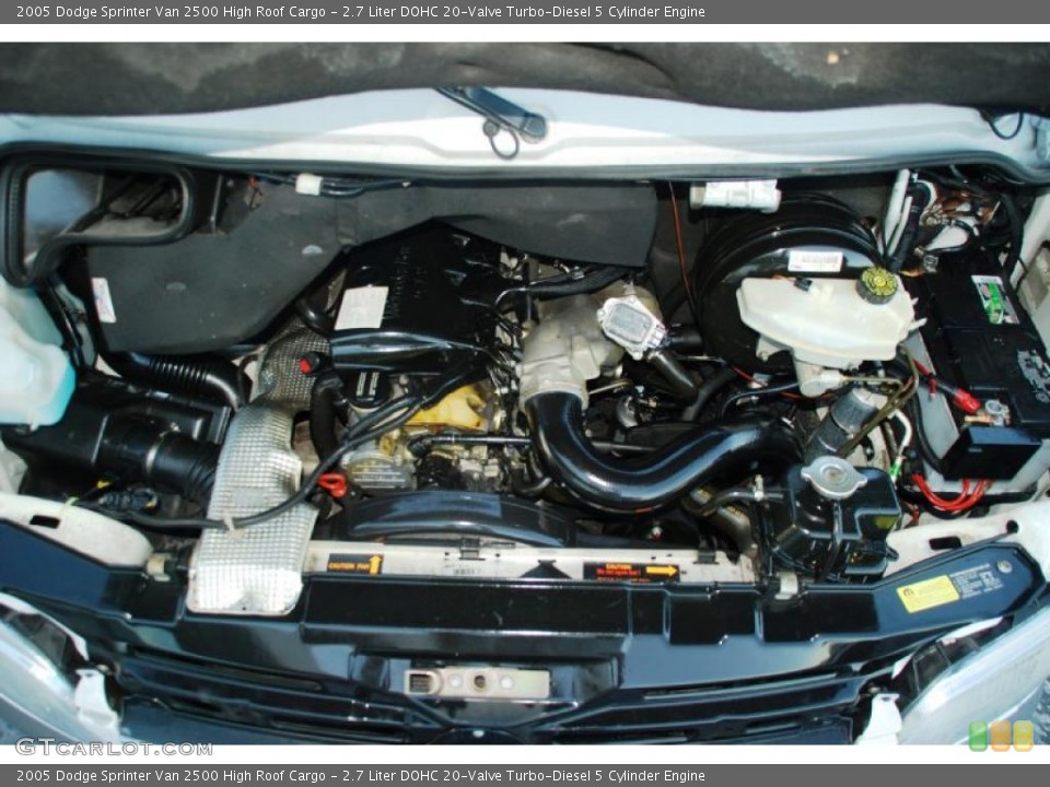 2.7 Liter DOHC 20-Valve Turbo-Diesel 5 Cylinder Engine for the 2005 Dodge Sprinter Van #40896537