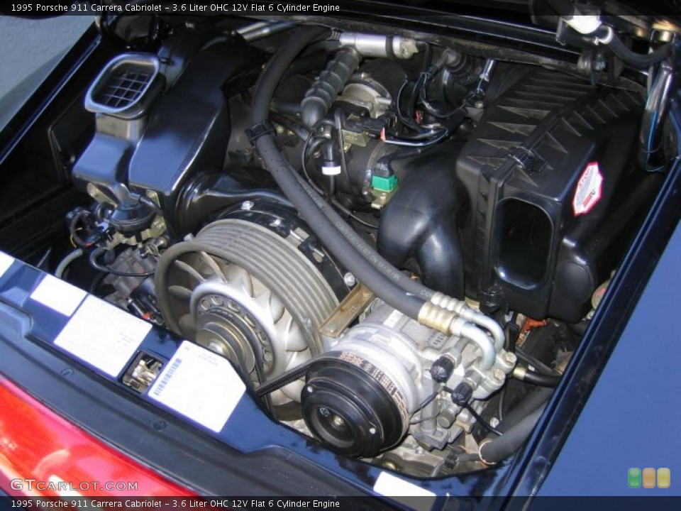 3.6 Liter OHC 12V Flat 6 Cylinder Engine for the 1995 Porsche 911 #40903177