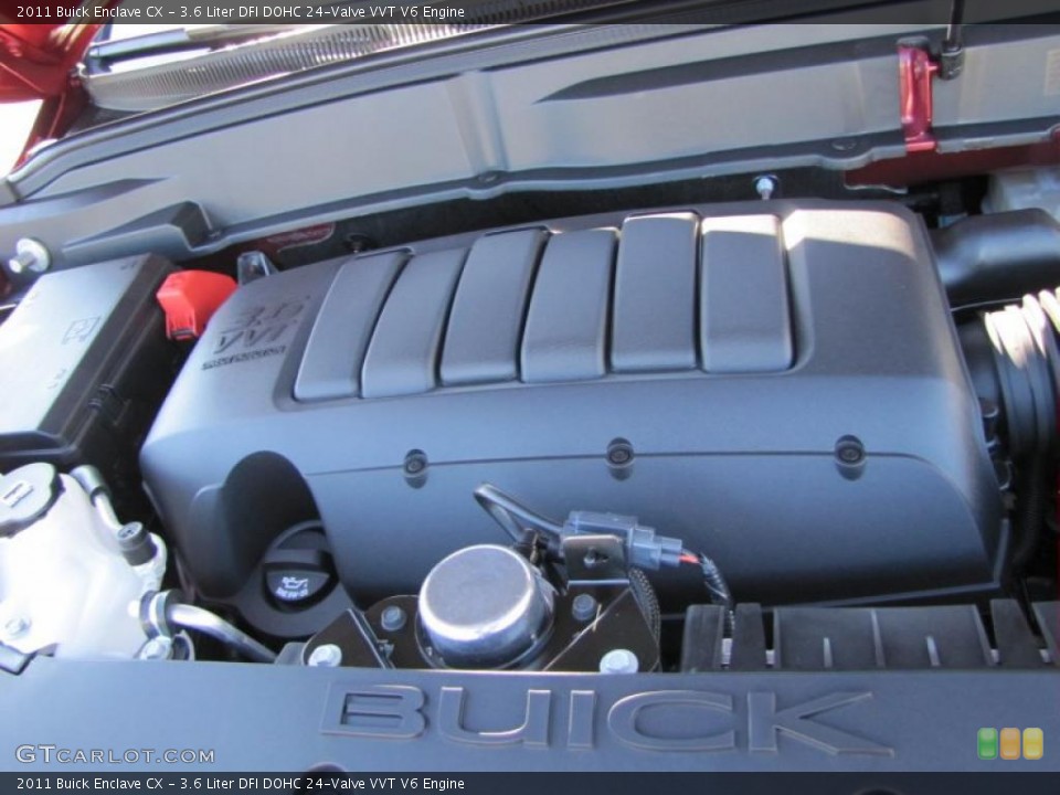 3.6 Liter DFI DOHC 24-Valve VVT V6 Engine for the 2011 Buick Enclave #40912629