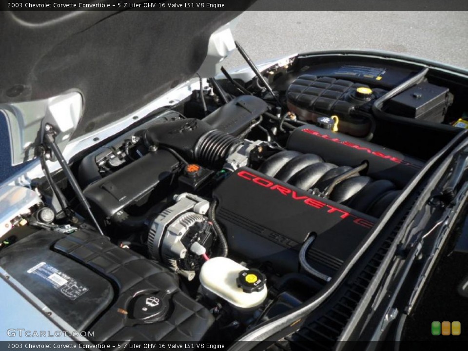 5.7 Liter OHV 16 Valve LS1 V8 Engine for the 2003 Chevrolet Corvette #40914201