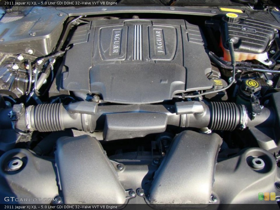 5.0 Liter GDI DOHC 32-Valve VVT V8 Engine for the 2011 Jaguar XJ #40919941