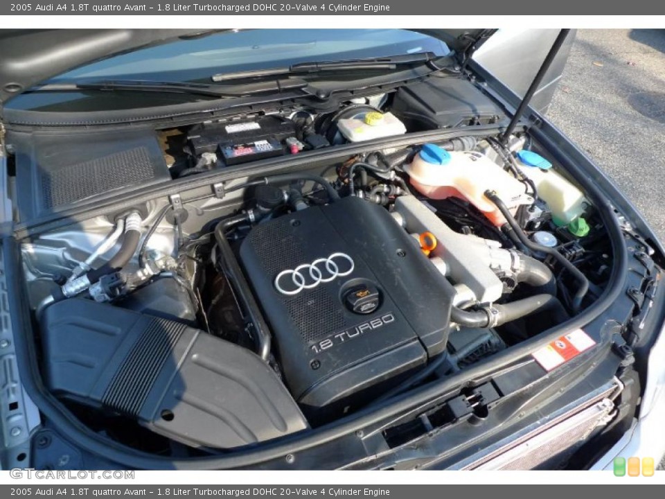 1.8 Liter Turbocharged DOHC 20-Valve 4 Cylinder Engine for the 2005 Audi A4 #40922873