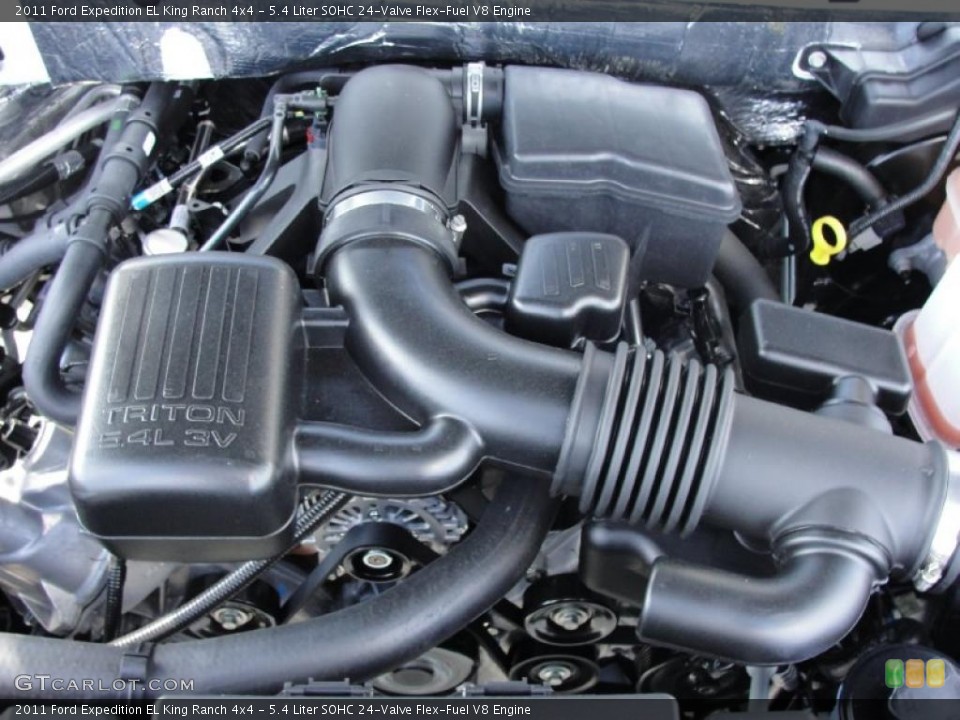 5.4 Liter SOHC 24-Valve Flex-Fuel V8 Engine for the 2011 Ford Expedition #40923657