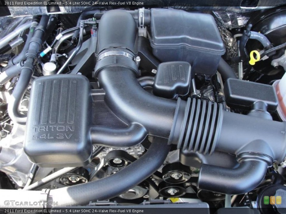 5.4 Liter SOHC 24-Valve Flex-Fuel V8 Engine for the 2011 Ford Expedition #40924416