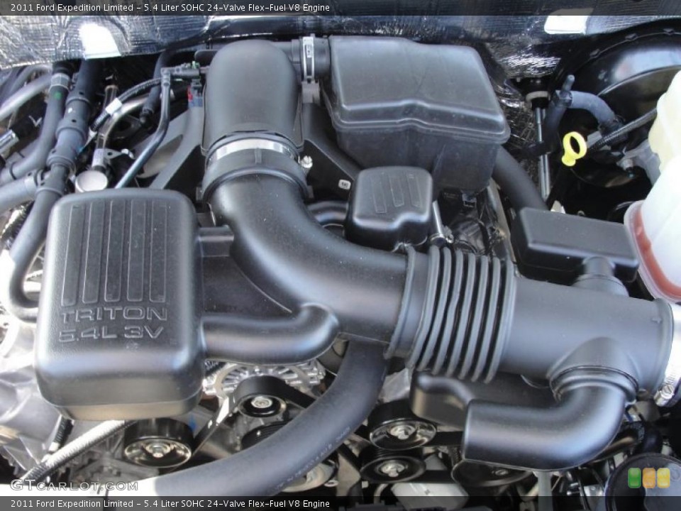 5.4 Liter SOHC 24-Valve Flex-Fuel V8 Engine for the 2011 Ford Expedition #40925824