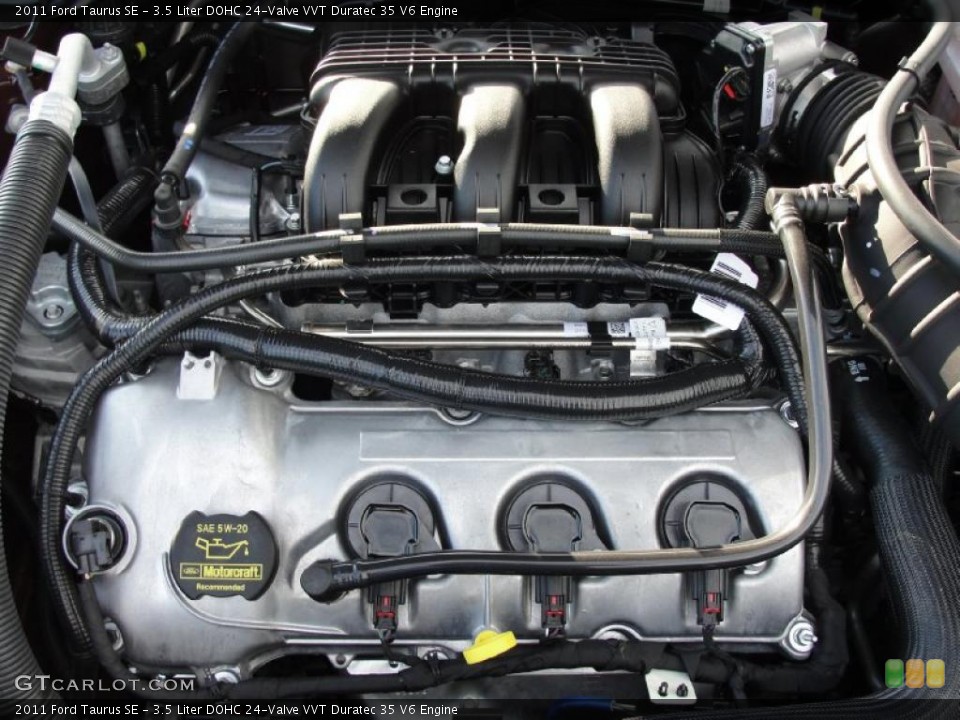 3.5 Liter DOHC 24-Valve VVT Duratec 35 V6 Engine for the 2011 Ford Taurus #40926482