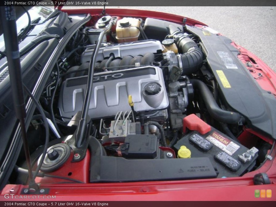 5.7 Liter OHV 16-Valve V8 Engine for the 2004 Pontiac GTO #40930774
