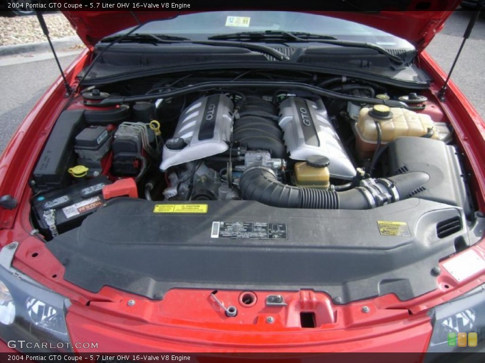 5.7 Liter OHV 16-Valve V8 Engine for the 2004 Pontiac GTO #40930790