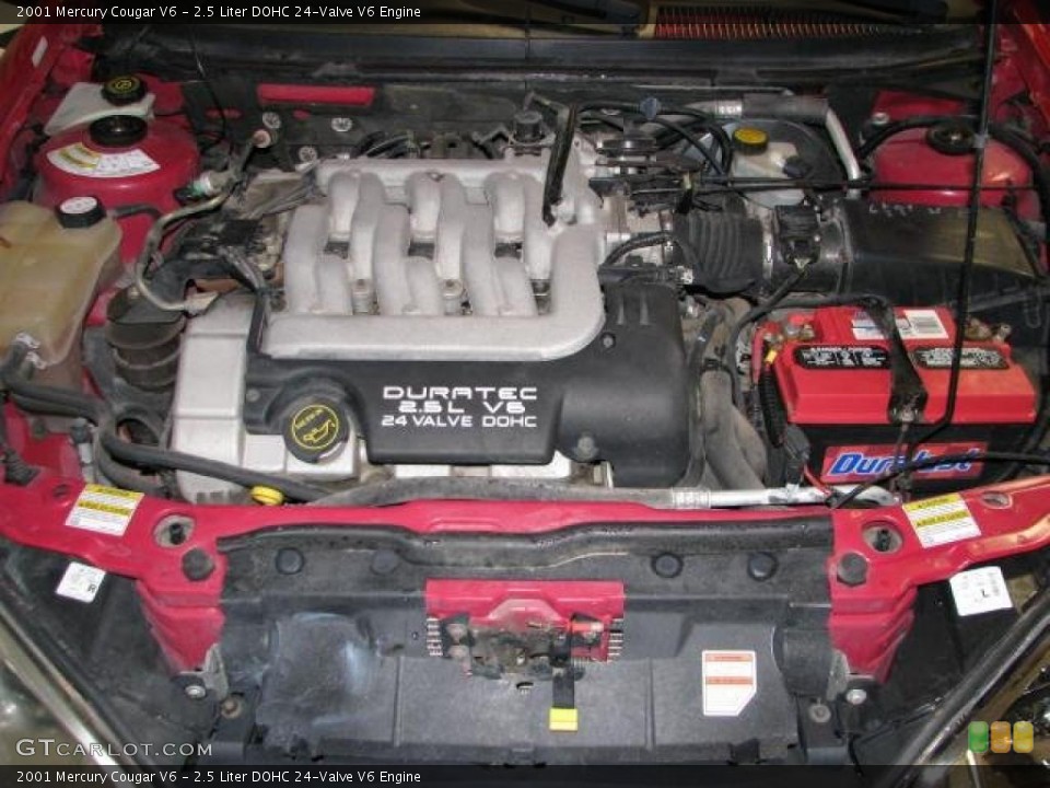 2.5 Liter DOHC 24-Valve V6 Engine for the 2001 Mercury Cougar #40938314