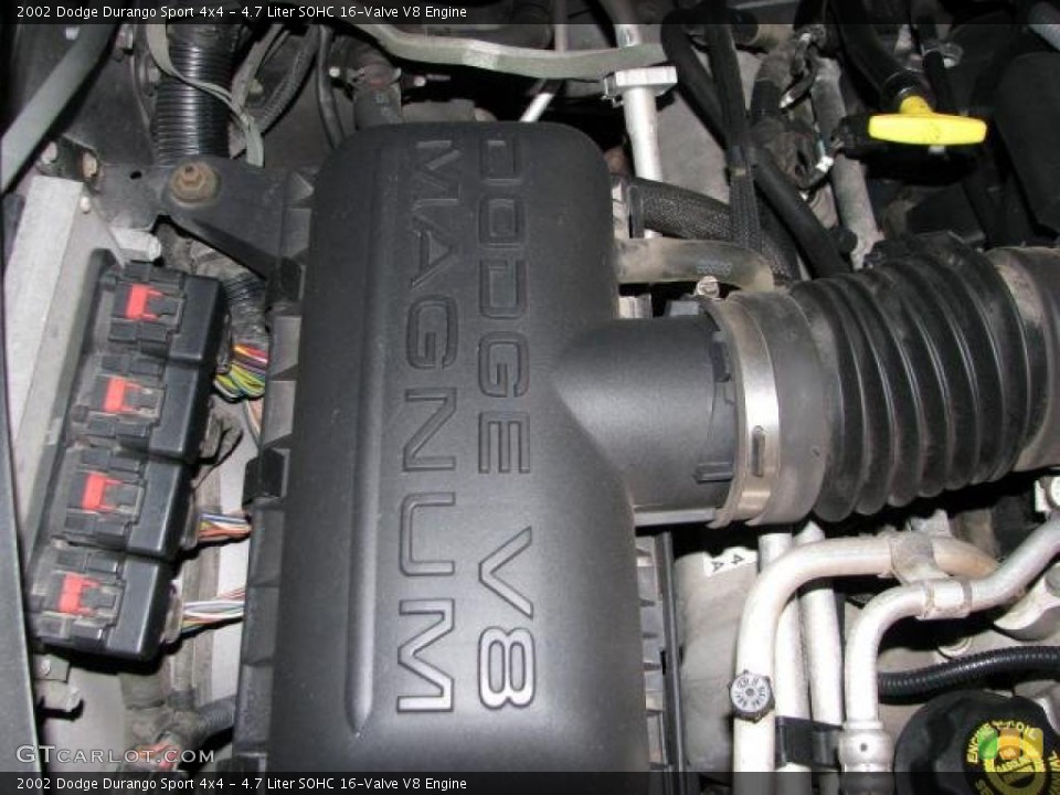 4.7 Liter SOHC 16-Valve V8 Engine for the 2002 Dodge Durango #40942042