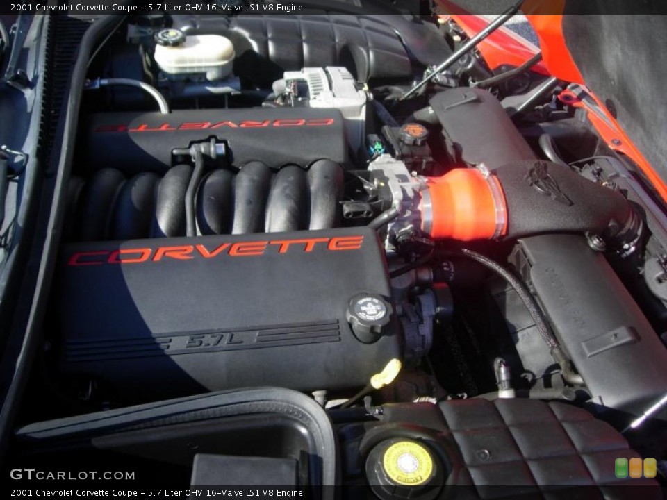 5.7 Liter OHV 16-Valve LS1 V8 Engine for the 2001 Chevrolet Corvette #40967752