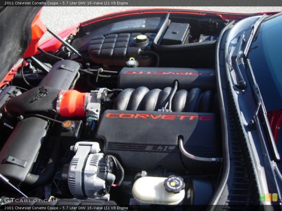 5.7 Liter OHV 16-Valve LS1 V8 Engine for the 2001 Chevrolet Corvette #40967768
