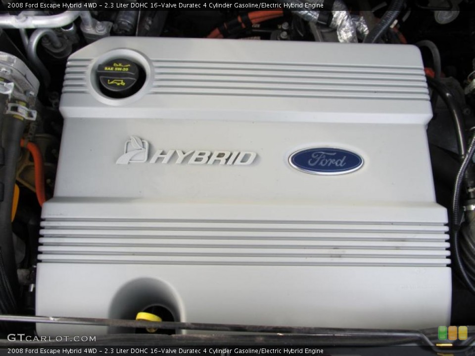 2.3 Liter DOHC 16-Valve Duratec 4 Cylinder Gasoline/Electric Hybrid Engine for the 2008 Ford Escape #40973912