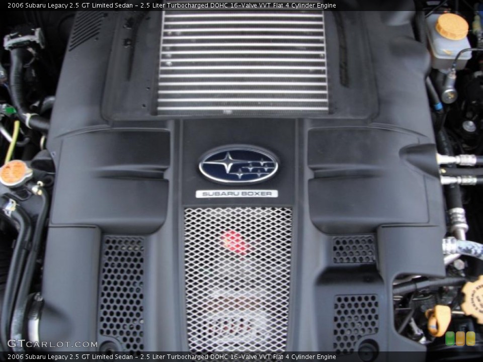 2.5 Liter Turbocharged DOHC 16-Valve VVT Flat 4 Cylinder Engine for the 2006 Subaru Legacy #40989261