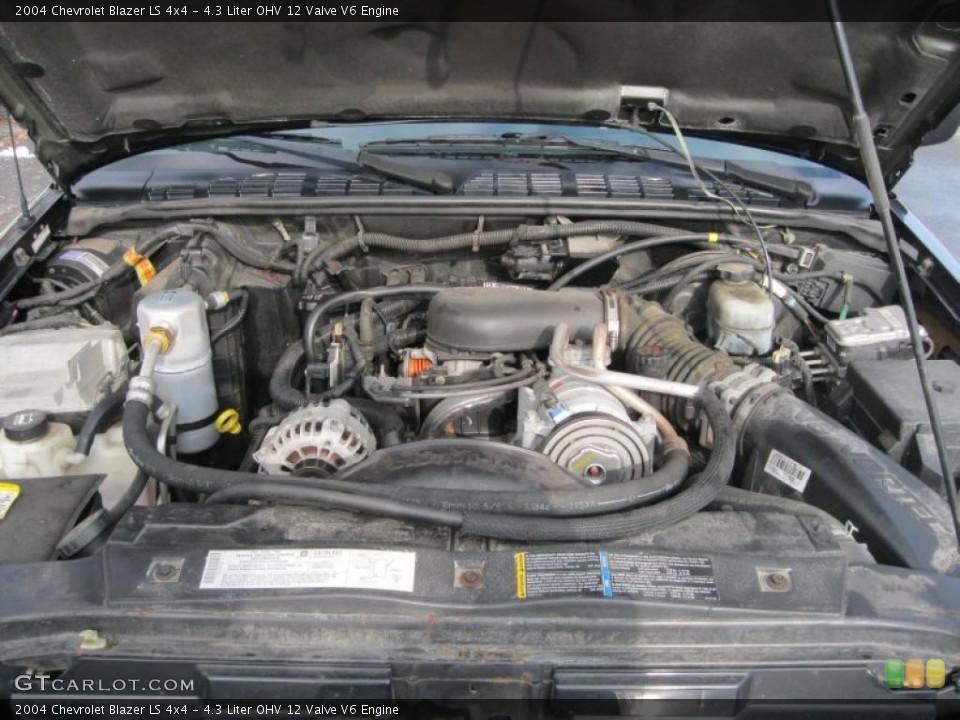 4.3 Liter OHV 12 Valve V6 Engine for the 2004 Chevrolet Blazer #40995534