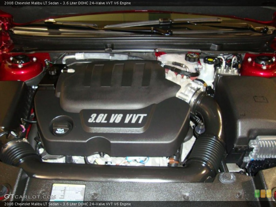 3.6 Liter DOHC 24-Valve VVT V6 Engine for the 2008 Chevrolet Malibu #41002642