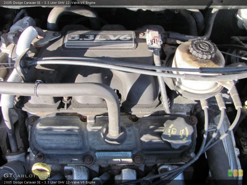 3.3 Liter OHV 12-Valve V6 Engine for the 2005 Dodge Caravan #41003666