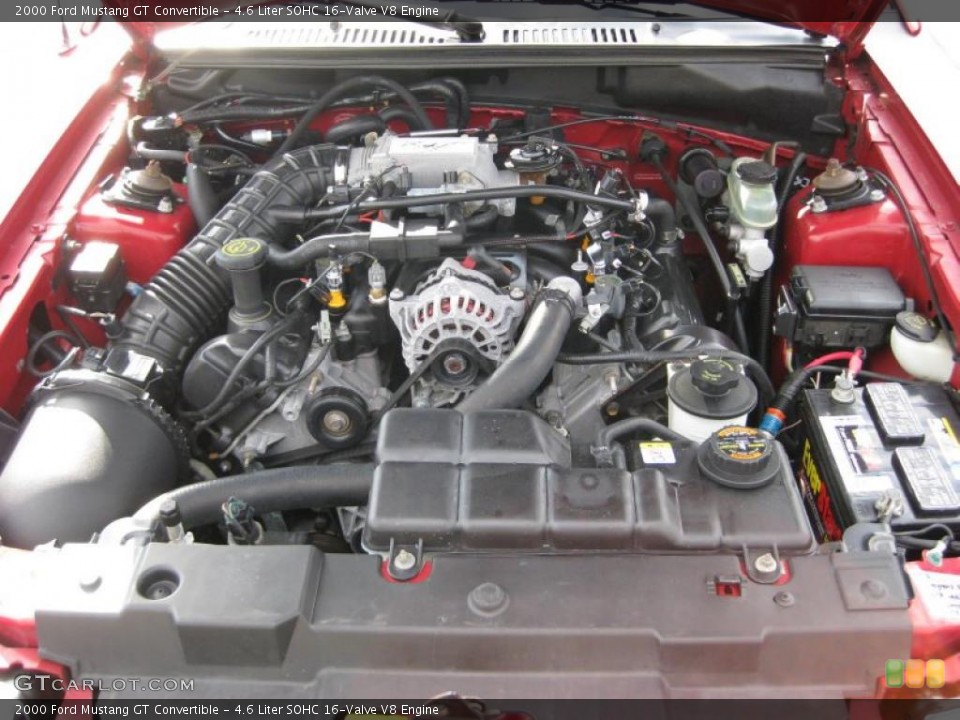 4.6 Liter SOHC 16-Valve V8 Engine for the 2000 Ford Mustang #41010918