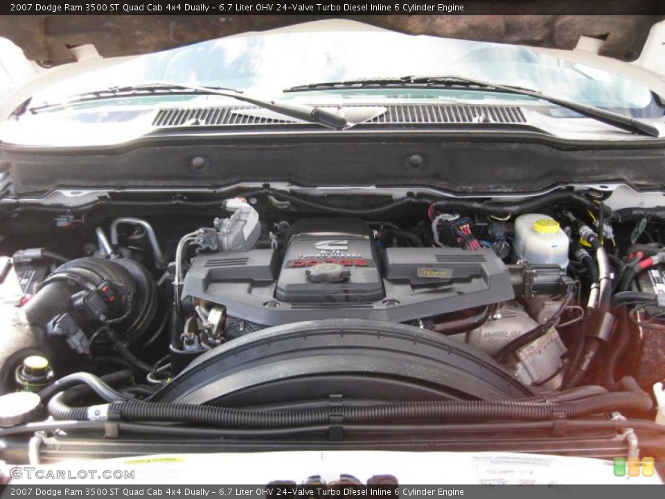 6.7 Liter OHV 24-Valve Turbo Diesel Inline 6 Cylinder Engine for the 2007 Dodge Ram 3500 #41012754