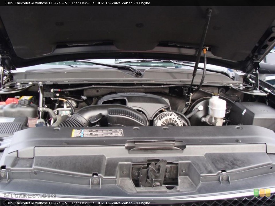 5.3 Liter Flex-Fuel OHV 16-Valve Vortec V8 Engine for the 2009 Chevrolet Avalanche #41013414