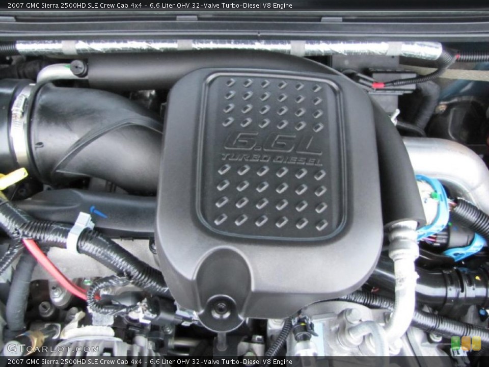 6.6 Liter OHV 32-Valve Turbo-Diesel V8 Engine for the 2007 GMC Sierra 2500HD #41017431
