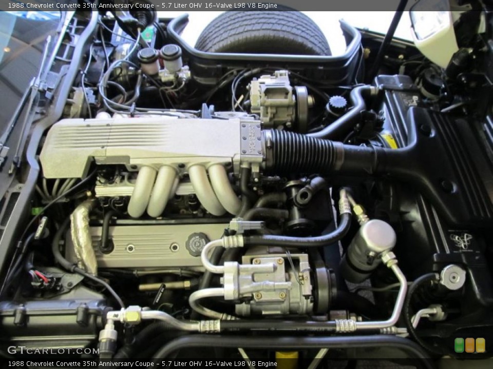 5.7 Liter OHV 16-Valve L98 V8 Engine for the 1988 Chevrolet Corvette #41019523