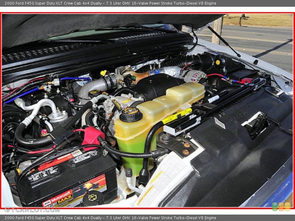 7.3 Liter OHV 16-Valve Power Stroke Turbo-Diesel V8 2000 Ford F450 Super Duty Engine