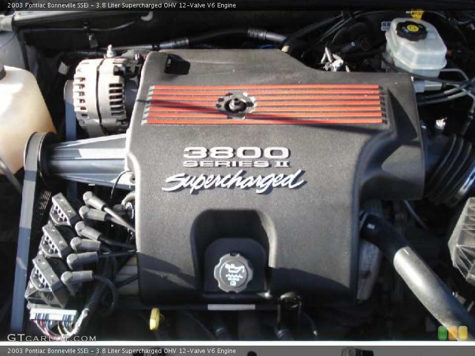 3.8 Liter Supercharged OHV 12-Valve V6 Engine for the 2003 Pontiac Bonneville #41037104
