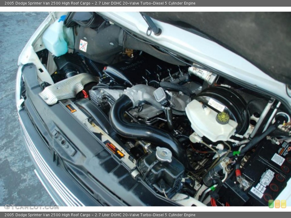 2.7 Liter DOHC 20-Valve Turbo-Diesel 5 Cylinder Engine for the 2005 Dodge Sprinter Van #41038744