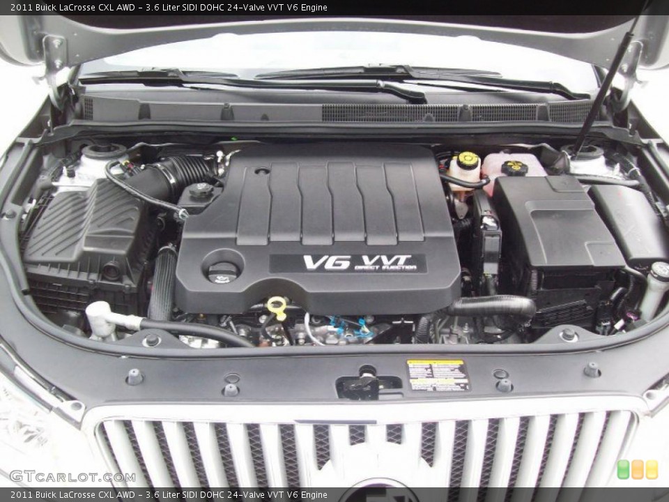 3.6 Liter SIDI DOHC 24-Valve VVT V6 Engine for the 2011 Buick LaCrosse #41046985