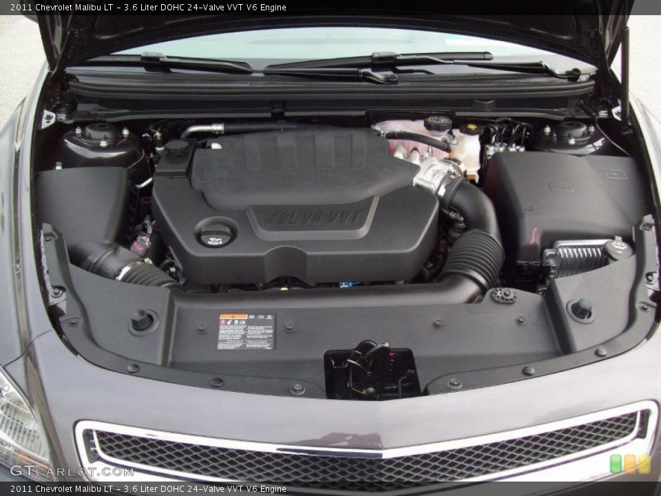 3.6 Liter DOHC 24-Valve VVT V6 Engine for the 2011 Chevrolet Malibu #41048009