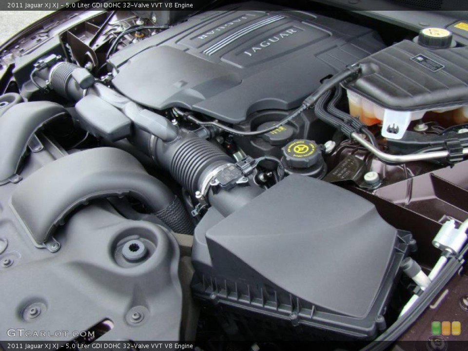5.0 Liter GDI DOHC 32-Valve VVT V8 Engine for the 2011 Jaguar XJ #41050253