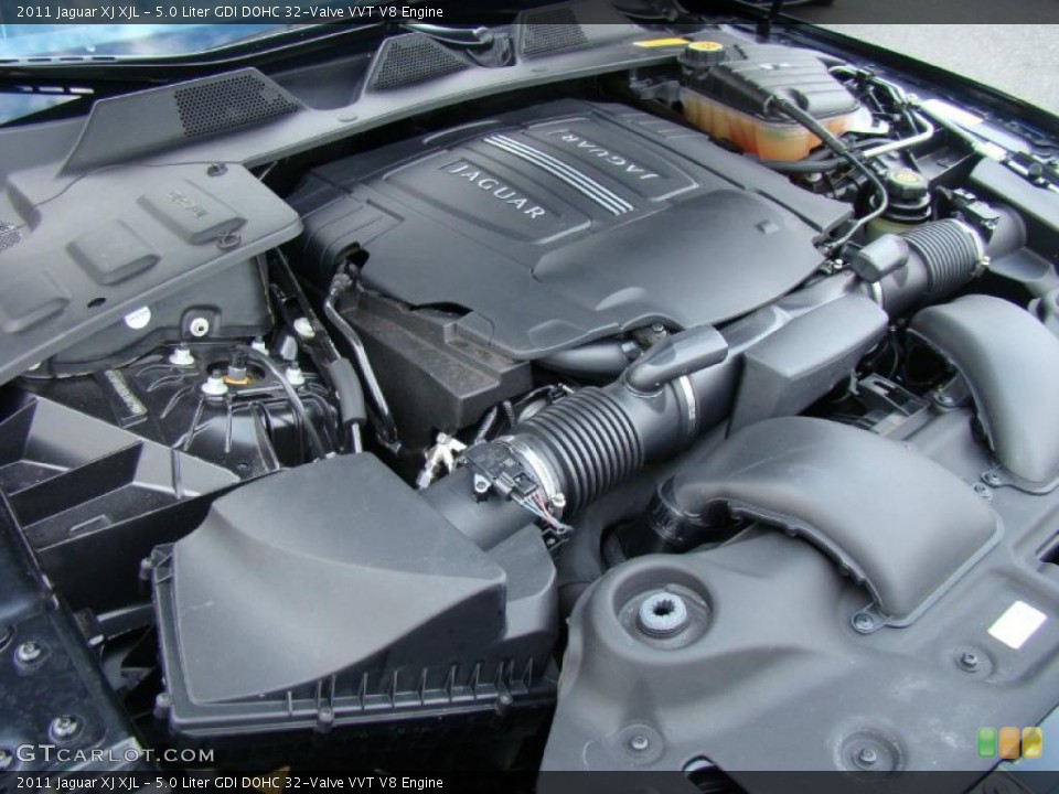 5.0 Liter GDI DOHC 32-Valve VVT V8 Engine for the 2011 Jaguar XJ #41050701