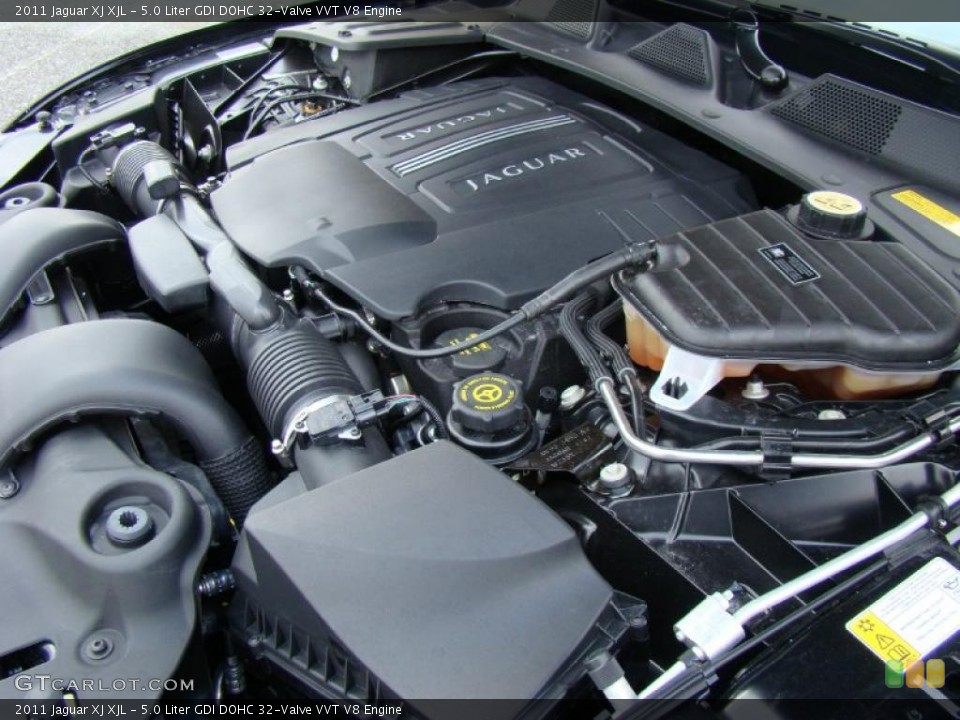 5.0 Liter GDI DOHC 32-Valve VVT V8 Engine for the 2011 Jaguar XJ #41050713