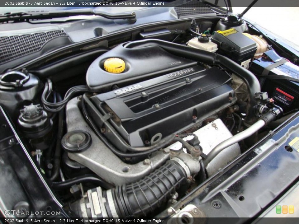 2.3 Liter Turbocharged DOHC 16-Valve 4 Cylinder Engine for the 2002 Saab 9-5 #41059771