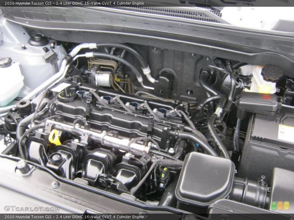 2.4 Liter DOHC 16-Valve CVVT 4 Cylinder Engine for the 2010 Hyundai Tucson #41060751
