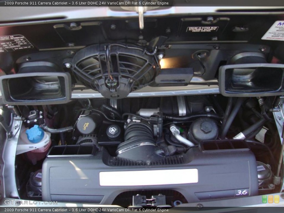 3.6 Liter DOHC 24V VarioCam DFI Flat 6 Cylinder Engine for the 2009 Porsche 911 #41062035