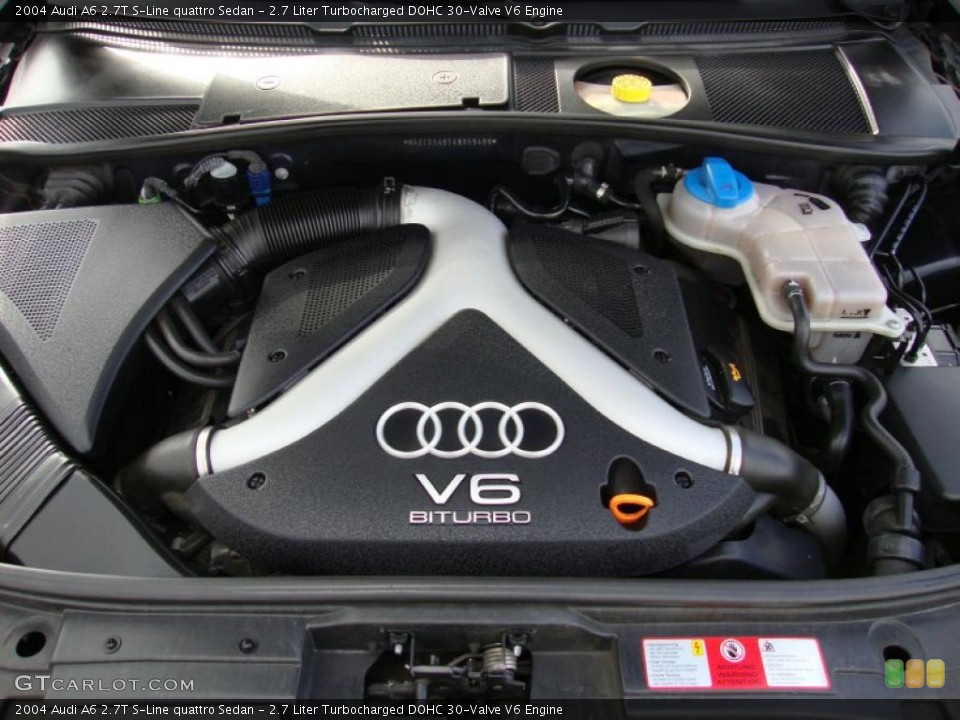 2.7 Liter Turbocharged DOHC 30-Valve V6 Engine for the 2004 Audi A6 #41062931
