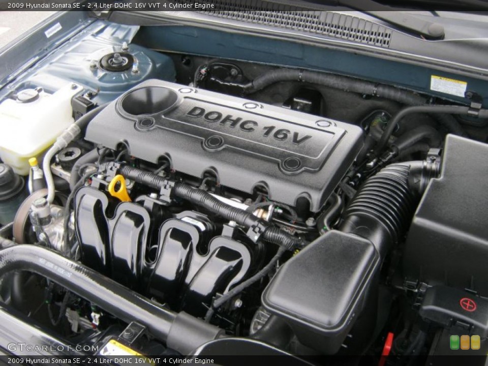 2.4 Liter DOHC 16V VVT 4 Cylinder Engine for the 2009 Hyundai Sonata #41065399