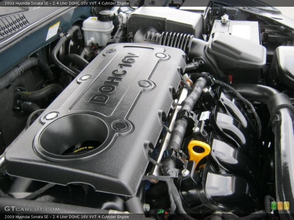 2.4 Liter DOHC 16V VVT 4 Cylinder Engine for the 2009 Hyundai Sonata #41065415