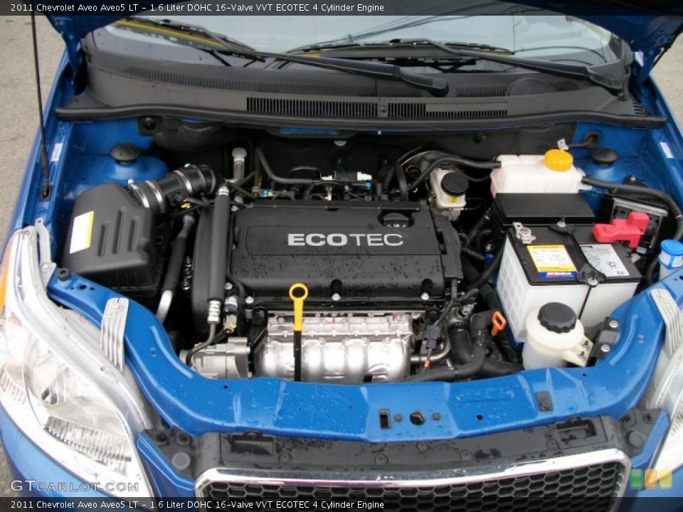 1.6 Liter DOHC 16-Valve VVT ECOTEC 4 Cylinder Engine for the 2011 Chevrolet Aveo #41072943