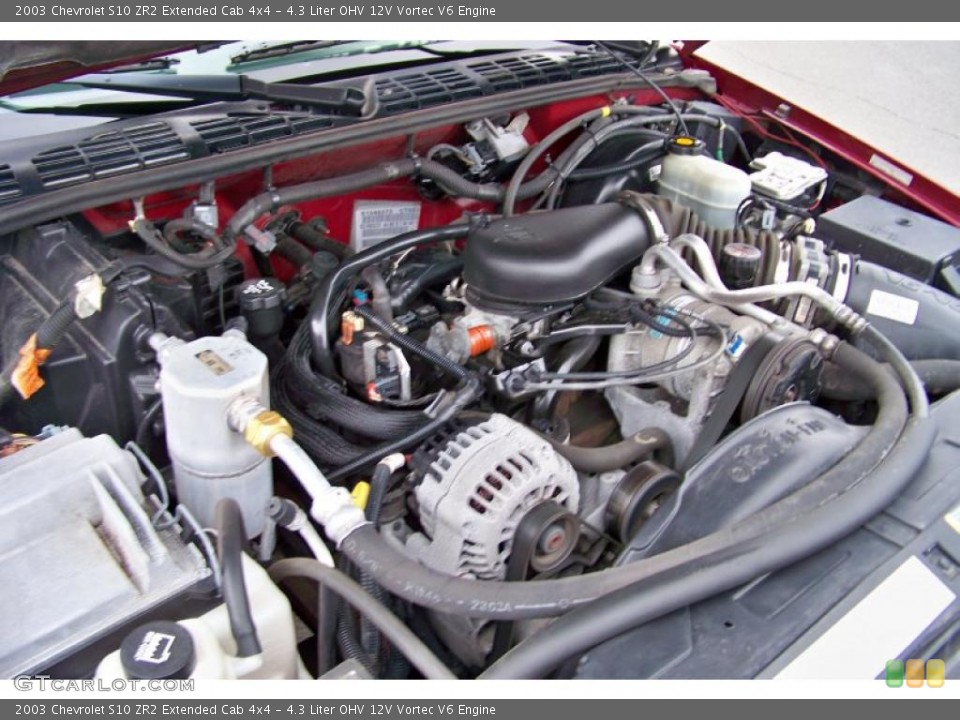 4.3 Liter OHV 12V Vortec V6 Engine for the 2003 Chevrolet S10 #41081195
