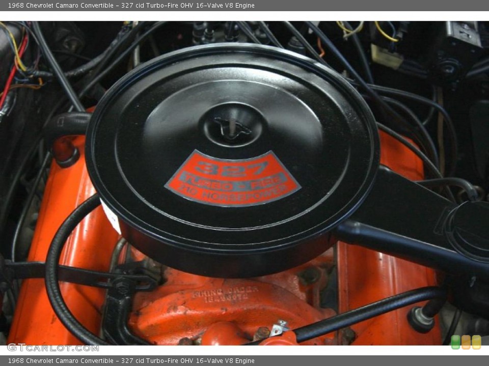 327 cid Turbo-Fire OHV 16-Valve V8 Engine for the 1968 Chevrolet Camaro #41083855