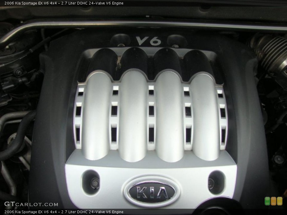 2.7 Liter DOHC 24-Valve V6 Engine for the 2006 Kia Sportage #41084399