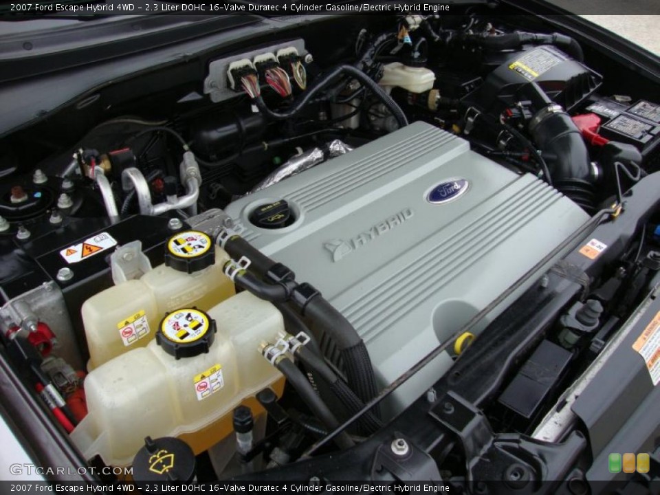 2.3 Liter DOHC 16-Valve Duratec 4 Cylinder Gasoline/Electric Hybrid Engine for the 2007 Ford Escape #41084483