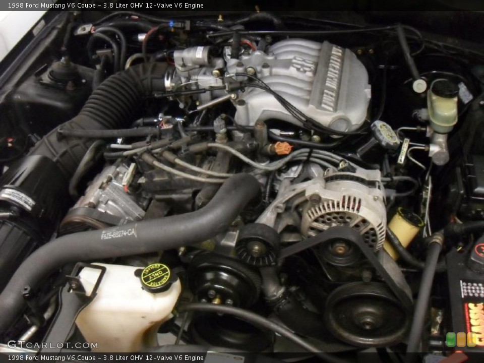 3.8 Liter OHV 12-Valve V6 Engine for the 1998 Ford Mustang #41087203