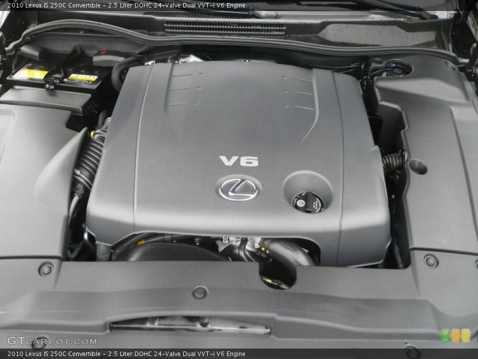 2.5 Liter DOHC 24-Valve Dual VVT-i V6 Engine for the 2010 Lexus IS #41089724