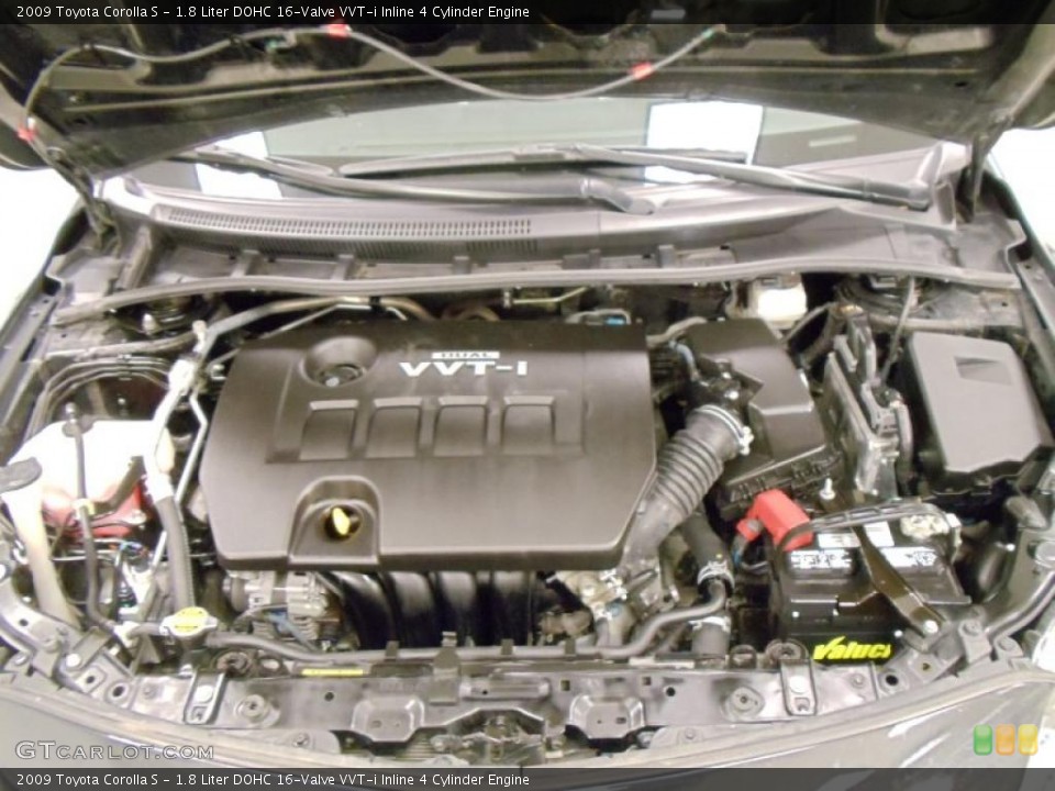1.8 Liter DOHC 16-Valve VVT-i Inline 4 Cylinder Engine for the 2009 Toyota Corolla #41105834
